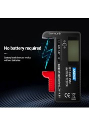 BT-168 Pro 1.2-4.8V AA/AAA/C/D Mini Battery Tester Quickly Test for 18650 16340 14500 10440 Lithium Battery