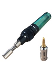 1300 Celsius Butane Gas Welding Soldering Irons Welding Pen Burner Blow Torch Gas Soldering Iron Tip Butane Cordless