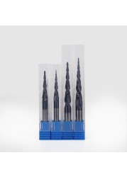 VACK - Ball Nose Pointed End Mills, 3.175mm, 4mm, 6mm, 8mm, Router Bits, Cnc, Wood and Metal Milling Machine