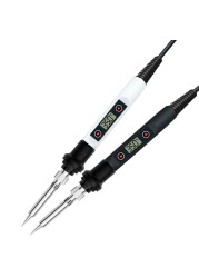 Electric Soldering Iron 80W LCD Digital Display Adjustable Temperature Soldering Iron Tips 220V/110V Soldering Soldering Tools