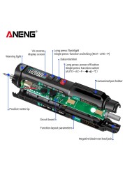 ANENG A3008 Digital Multimeter Automatic Intelligent Measurement Pen Meter 6000K Non-contact Potentiometer Multimeter