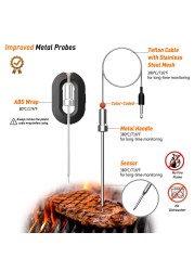 AidMax PRO05 Digital 6 Sensors Meat Thermometer Wireless Kitchen Cooking BBQ Food Thermometer Bluetooth Oven Grill Thermometer