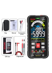 New 9999 Digital Multimeter Intelligent Auto Range Meter 1000V 10A Capacitance Ohm Hz Meter RMS AC DC DMM Multi Tester