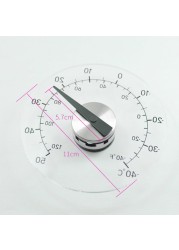 Thermometer Fahrenheit Celsius Round Self-Adhesive Window Thermometer Outdoor Temperature Indicator Outdoor Home Tool