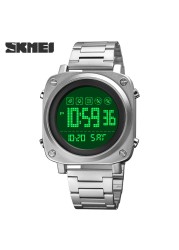 SKMEI 2021 Men's Electronic Watch Fashion Led Date Stopwatch Casual Sports Wristwatch Male Electric Wristwatch Men's Watches 1726