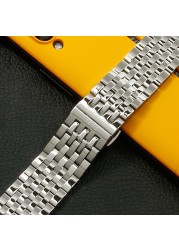 20mm Solid Stainless Steel Watch Band For Tissot 1853 T063 T063617 T063637 T063639A Watchband Watch Strap Hand Bracelet