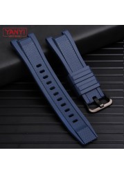 Silicone Rubber Band for Casio gst210 GST-W110/S130/B100/S100G/S110/410 Watch Strap High Quality Watches Wristwatches Band