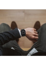 معدن التيتانيوم حزام ل apple watch 7 45 مللي متر 41 مللي متر 6 5 4 SE 44 مللي متر 40 مللي متر الفاخرة الذكية ووتش معصمه ل iwatch 3 2 42 مللي متر 38 مللي متر الفرقة