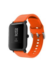 Smart Watch Watchbands Silicone Replacement Strap Straps for Xiaomi Huami Amazfit Bip Youth Watch 애플워치 스트랩