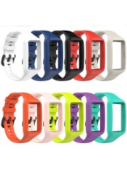 Silicone strap bracelet Huawei Band 6 / Honor Band 6 watchband bracelet de montre korea de reloj pasek do zegarka silica gel