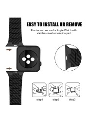 Carbon Fiber Strap for Apple Watch Band 45mm 44mm 42mm 41mm 40mm 38mm Lightweight Connect Bracelet Strap iWatch Series 5 4 3 6 SE 7