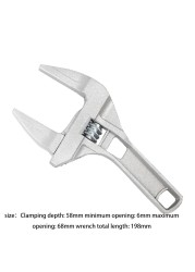 Adjustable Wrench Universal Wrench Multifunctional Wrench Water Pipe Wrenches Repair Bathroom Spanner Spanner Hand Tools