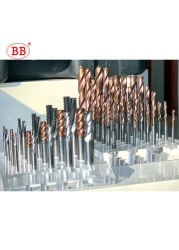 BB 3xD Carbide Drill Coated With Inner Through Coolant Hole Parallel Shank Metal Efficient CNC Tool 3.1-18mm Tungsten Steel