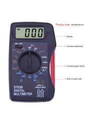 Portable Digital Multimeter Multi Pocket Ammeter Voltmeter DC/AC Resistor Ohm Voltage Digital Multimeter Battery Capacity Tester