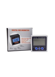 SHAHE Digital Angle Gauge Level Protractor Angle Finder Bevel Inclinometer With Magnetic Base Electronic Angle Gauge