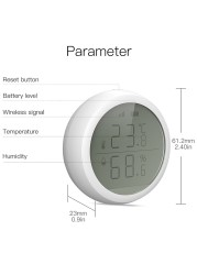 Tuya Smart ZigBee - Temperature and Humidity Sensor, Thermometer and Hygrometer with Smart Life App, Alexa and Google Home