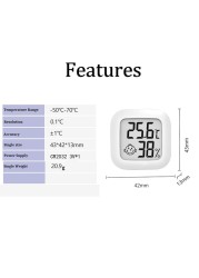 2 in 1 digital thermometer hygrometer mini temperature/home hygrometer wall hygrometer hygrometer for indoor outdoor