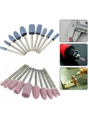 10pcs Polishing Wheel Head Abrasive Head Mounted Rotary Stone Electric Power Tools Grinding Stone Wheel Dremel Access