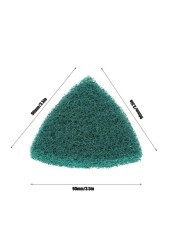 5 قطعة مثلث تجوب سادة لوحة تلميع الذاتي لاصق لوحة ماكينة الطحن اكسسوارات 13 مللي متر النايلون سادة