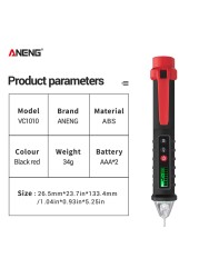 ANENG VC1010 التيار المتناوب/تيار مستمر الجهد اقلام الفحص الكهربائية عدم الاتصال صلابة قوية الكهربائية المحمولة لأدوات ANENG كهربائي