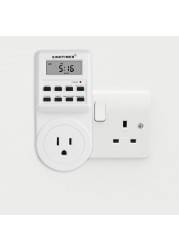 TM516 LCD digital 7-day cycle programmable digital display time relay timer plug socket wall socket timer switch