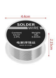 30g 0.8mm welding wire welding high purity low fusion rosin spot welding unclean wire can weld