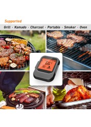 AidMax Pro06 165Ft Remote Multi-Channel Bluetooth Smokehouse BBQ Thermometer with Temperature Probe