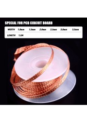 Welding Wire 1.5m Removing Solder Braid Soldering Remover Filament Wire Low Residue Tin Strip Soldering Electric Work DIY