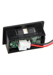 Digital DC 2.5/3-40V Voltmeter Automobile Motorcycle Two Wire Voltage Ammeter Car Volt Current Tester Monitor Panel