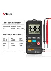 ANENG 8000 Digital Multimeter AN302 Rms multímetro transistor tester professional digital multimeter metro meter