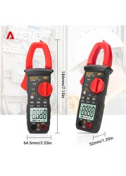 ST182 الرقمية المشبك متر متعدد المشبك أمبير الجهد الحالي المقاومة مكثف تستر السيارات الجهد الحالي أدوات