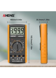 ANENG Digital Multi Capacitance Current Tester Voltmeter Ammeter Multifunctional Digital Meter Energy Energy 18x9x3.5cm Pro