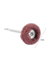 80pcs Mini Drill Abrasive Brush Nylon Buffing Polishing Wheel with 3mm Shank for Dremel Rotary Tool Accessories Set Dropshipping