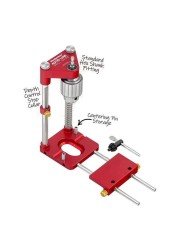 Woodworking Drill Locator Hole Drilling Labor-saving Labor-saving Steel Drill Guide Precision Ruler Tool for Home Fixtures