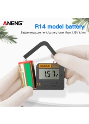 ANENG 168Max Digital Lithium Battery Capacity Tester LCD Battery Voltage Tester Digital Lithium Battery Capacity Diagnostic Tool