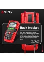 ANENG M107/M108 High Accuracy 4000 Counts Smart Digital Multimeter LCD Resistance NCV Portable DC AC Voltage Current Tester