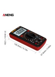 ANENG LCD Backlit Digital Multimeter Voltage/Current/Resistance/NCV Meter