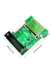 18650 LCD Display Battery Capacity Tester Battery Power Detector Module With Charging Function Type-C Port