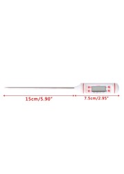 Meat Thermometer Digital Kitchen BBQ Thermometer Cooking Food Electronic Probe Milk Water Kitchen Thermometer Tools