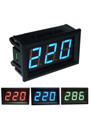 AC70v-500v Universal Precise Digital Display 2 Wire Decimal Measurement Professional Led Head Voltmeter Useful