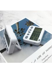 Multifunctional Kitchen Timer Alarm Clock Home Cooking Food Countdown Kitchen Accessories Baking Reminder With Stand