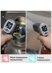 Infrared Digital Thermometer Laser Thermometer Gun LCD Thermometer Non-Contact Laser Thermometer 380℃ HABOTEST HT650A