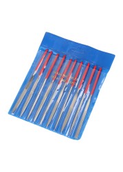 10pcs 140mm Diamond Mini Needle File Set Combined Model Fine Grinding File Handy Practical Tool Set for Ceramic Craft Hand Tool