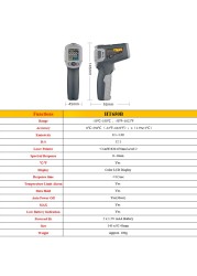 Industrial Digital Infrared Thermometer Non-contact Thermometer Infrared Laser Thermometer LCD Display Habotest