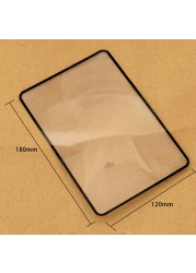A4 Large Paper Magnifier Lenses Magnifying Glass Reading Book Lens Page Lens Glass Magnification Aid Fresnel Lrest Magnifier