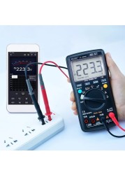 BSIDE Professional Auto/Manual Digital Multimeter 6000 Counts LCD True RMS Smart Voltage Current Frequency Thermometer