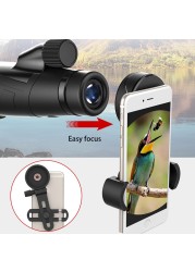 Universal Cell Phone Adapter Clip Mount Binoculars Monocular Spotting Scope Phone Holder Telescope Support Eyepiece Bracket