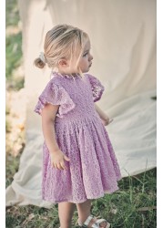 Short Sleeve Party Lace Dress (3mths-7yrs)