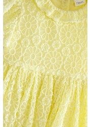 Short Sleeve Party Lace Dress (3mths-7yrs)