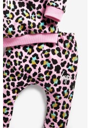 Hype. Baby Animal Print Sweatshirt And Joggers Set